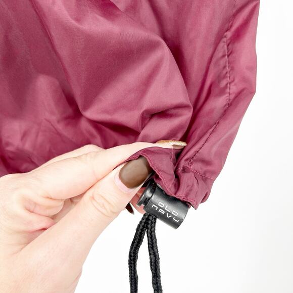 Old Navy Mens Vintage 90s Y2K Packable‎ Anorak Hooded Windbreaker Jacket Size S - Picture 8 of 9